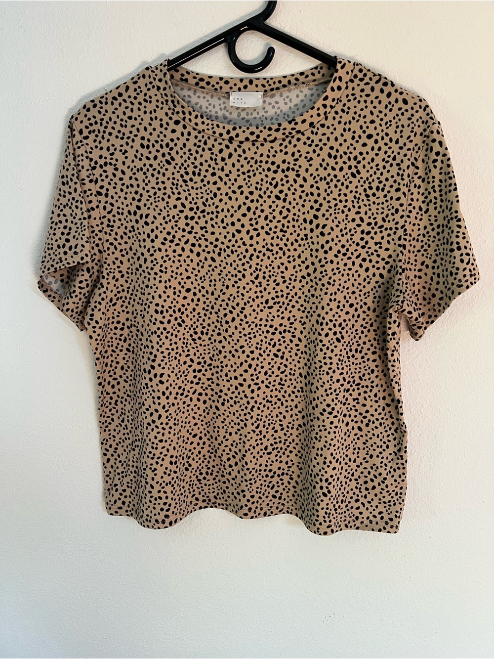 Super soft animal print Dee Elly top